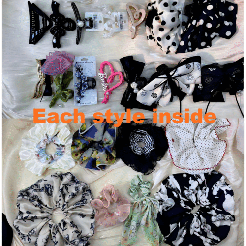WPS拼图0(1) XXL scrunchies ,Hair clips ,Mystery bags