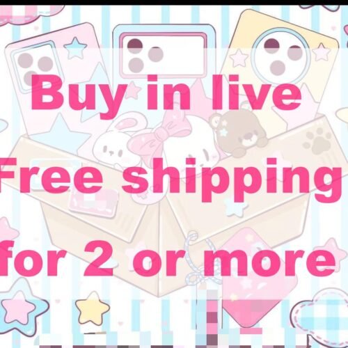 Buy in live/choose your amount/Free shipping for 2 or more