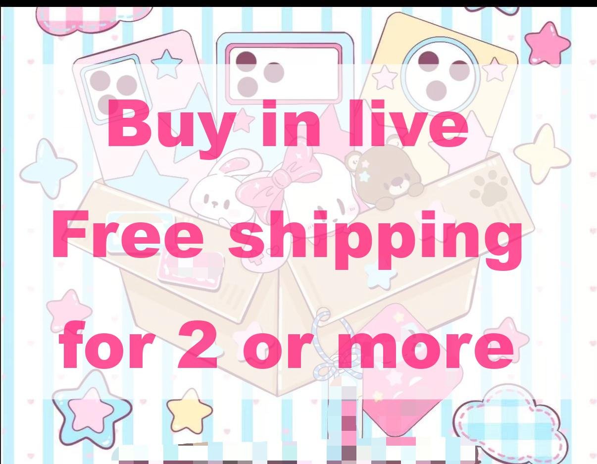 Buy in live/choose your amount/Free shipping for 2 or more